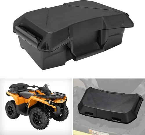 Miniatura 2 de A & UTV PRO - Caja de carga de almacenamiento para asiento ATV Outlander, A & UTV PRO de 2 galones (7.5 litros), caja de almacenamiento de asiento