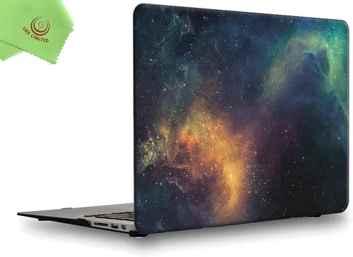 Miniatura 95 de Carcasa para MacBook Air de 13 pulgadas, UESWILL, carcasa rígida mate de tacto suave para MacBook Air de 13 pulgadas (Modelo A1466 / A1369) de Negro