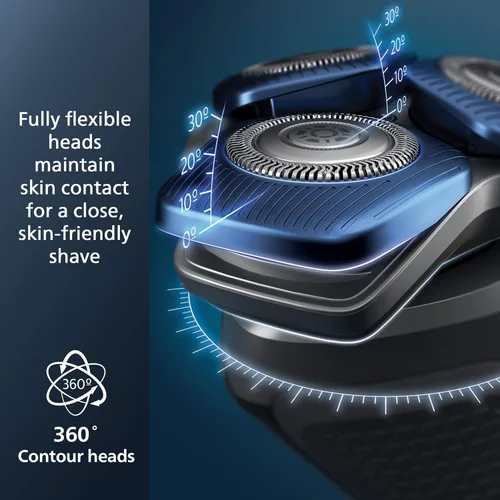 Miniatura 3 de Philips Norelco Shaver 7200 - Afeitadora eléctrica recargable en seco y húmedo con tecnología SenseIQ y recortadora emergente, S7887/82