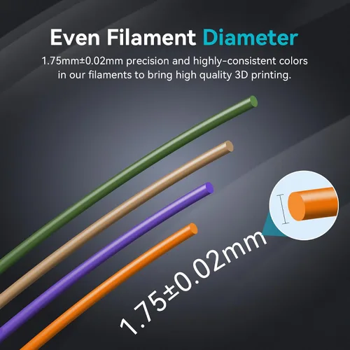 Miniatura 7 de SUNLU - Filamento PLA Plus para impresora 3D, 1.75 mm, bobina de 1 kg (2.2 lb), enrollado de forma ordenada, precisión dimensional ±0.02 mm