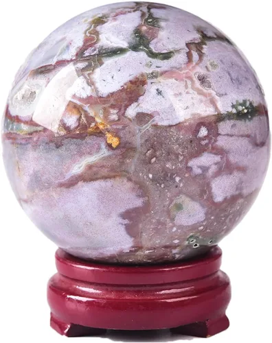 Miniatura 149 de JIC Gem Esfera de cristal de cuarzo Pietersite, bola de cristal decorativa azules y marrones dorados para meditación, decoraciones de mesa