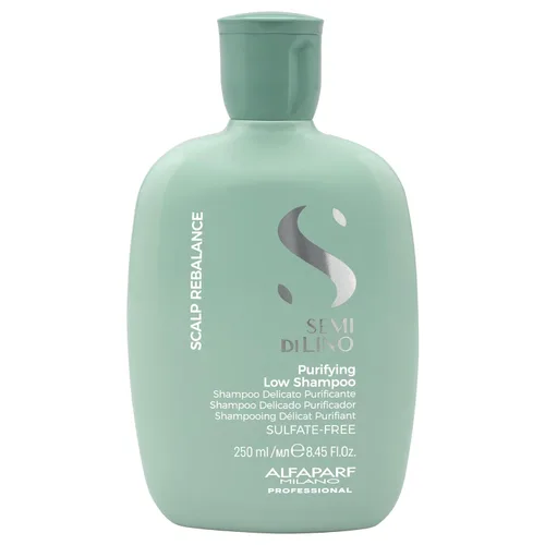 Alfaparf Milano Semi Di Lino Scalp Rebalance Shampoo para cuero cabelludo seco - Champú sin sulfato - Para exceso de grasa y escamas - Calidad