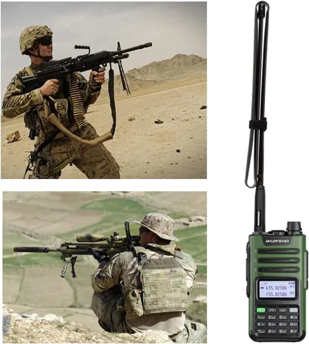 Miniatura 9 de ABBREE Antena de radio GMRS 42.5 pulgadas (462-467MHz) SMA hembra CS antena táctica para Baofeng UV-5R AR-152 UV-82 BF-888S y GM-15 Pro GMRS GM-5RH