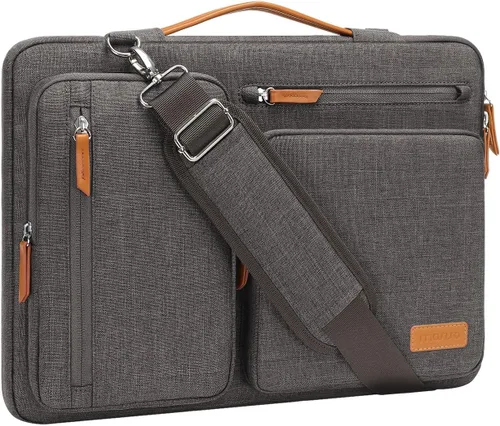 Miniatura 23 de MOSISO Bolsa de hombro protectora 360 para laptop, bolsas de computadora de 15-15.6 pulgadas compatibles con MacBook Pro de 16 pulgadas, HP, Dell