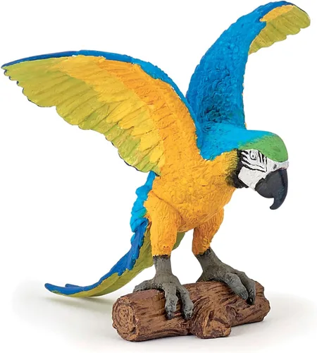 Miniatura 9 de Papo - Figura de loro guacamayo azul - 3 años + 2-Multicolor