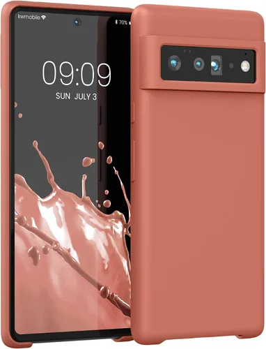 Miniatura 284 de kwmobile Funda Compatible con Google Pixel 6 Pro - Funda de Teléfono de Silicona TPU con Acabado Suave - Azul Caribe