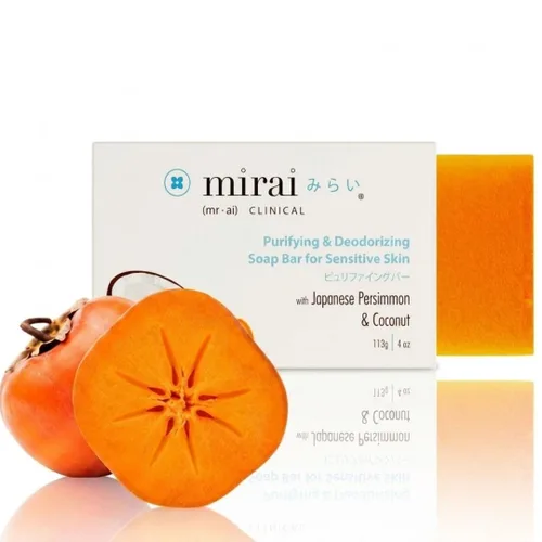 Miniatura 13 de Mirai Clinical - Barra de jabón de caqui con aroma a lavanda, jabón japonés de caqui para personas mayores, hecha con extracto de té verde, barra