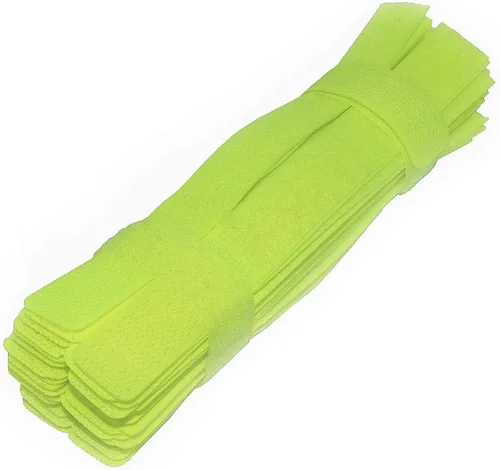Miniatura 10 de 50 piezas, sujetacables reutilizables, organizador de cables, sostén de cables, 17,8 cm (multicolor2)