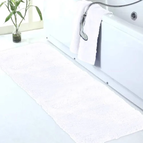 Miniatura 76 de Walensee Alfombra de baño antideslizante (16 x 24 pulgadas, color rubor) absorbente de agua, microfibra suave, lavable a máquina, alfombra de baño