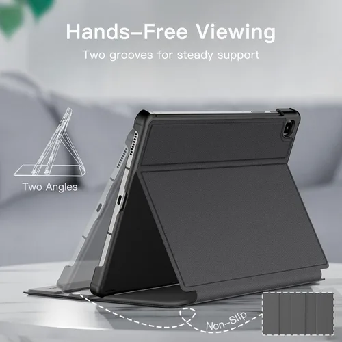 Miniatura 3 de JETech Funda para Samsung Galaxy Tab S6 Lite de 10.4 pulgadas 2024/2022/2020 con soporte para S Pen y funda protectora para tableta, visión Negro