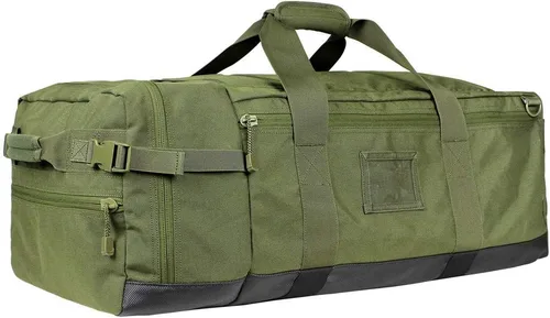 Bolsa de lona Condor Colossus - Bolsa táctica resistente 3 en 1 - Mochila/Bolsa/Hombro - Ligera con múltiples compartimentos y 52L de almacenamiento