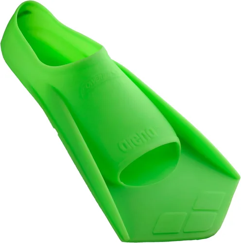 Arena Powerfin - Aletas de entrenamiento para natación Negro/Plateado