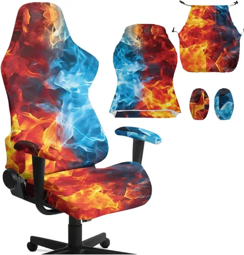 Miniatura 17 de Bald Eagle Gaming Protector for Students American Flag Stretchy Armrest Covers Patriotic Ergonomic Office Cover Dustproof Home & Dorm Room Decor