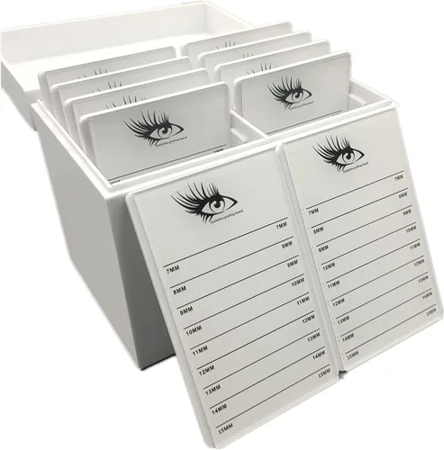 Miniatura 6 de May healthbeauty - Caja de almacenamiento de pestañas acrílicas de 10 capas, organizador de maquillaje, pestañas postizas, soporte para paletas