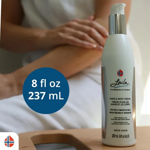 Miniatura 4 de Geir Ness Laila Crema de manos y cuerpo - Fórmula hidratante y nutritiva para manos suaves y lisas - Vitamina A y E, aloe vera y extracto de miel