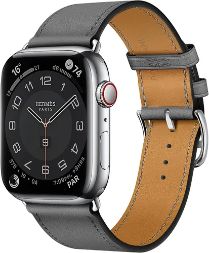 Miniatura 8 de LB1 - Correa de cuero para Apple Watch para mujeres y hombres, SE Ultra 2 de 1.575 in 1.732 in 1.811 in 1.654 in 1.772 in 1.614 in 1.496 in 1.929 in