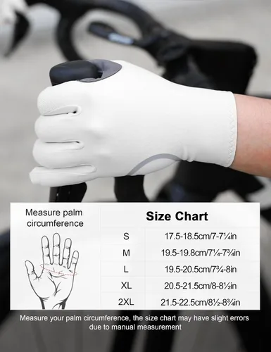 Miniatura 6 de INBIKE Guantes de ciclismo para hombre y mujer, forro polar fino, para pantalla táctil, guantes de bicicleta acolchados para correr, conducir