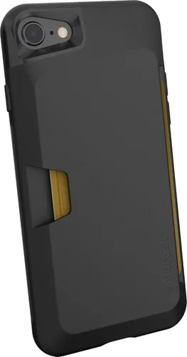 Smartish Funda tipo cartera para iPhone SE - Wallet Slayer Vol 1 [delgada + protectora] portador de tarjetas de crédito probado contra caídas