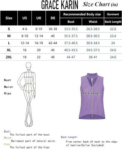 Miniatura 5 de GRACE KARIN Camisetas sin mangas con lentejuelas brillantes para mujer, cuello en V, adelgazante, con purpurina, camisetas de fiesta de discoteca