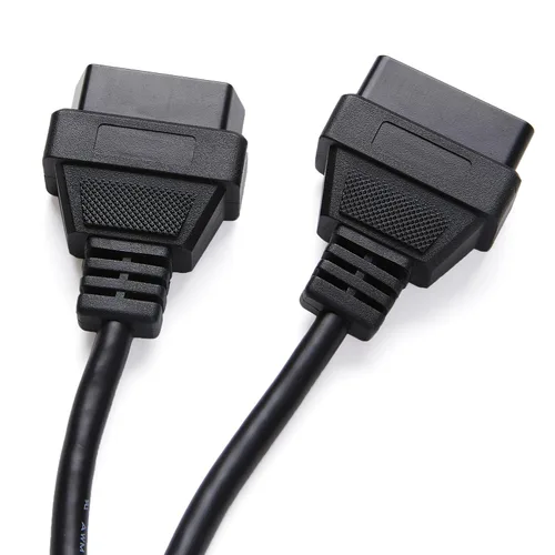 Miniatura 4 de bbfly-B4 OBD II OBD2 - Cable divisor, 1 adaptador de extensión macho y 2 adaptadores hembra (1 pie/30 cm)