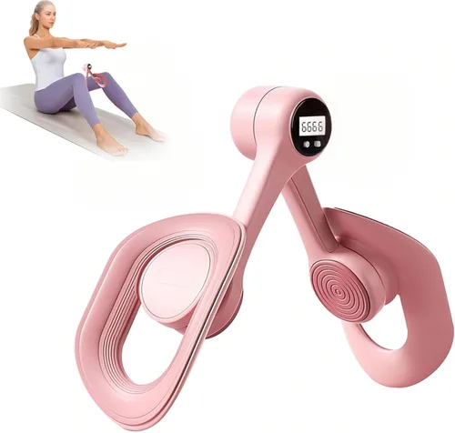 Muslo maestro para mujer, dispositivos de ejercicio de suelo pélvico de resistencia con almohadillas suaves, entrenador de muslos interior ajustable