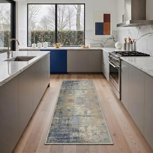 Miniatura 111 de BEIMO Alfombra de pasillo para cocina, alfombra lavable a máquina de 2 x 5 para entrada, alfombras modernas y abstractas suaves, cubierta de piso