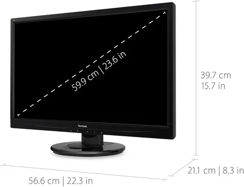 Miniatura 3 de ViewSonic - Televisor LED de 22 pulgadas, Full HD, 1080p, monitor LED con entradas HDMI y VGA para el hogar y la oficina