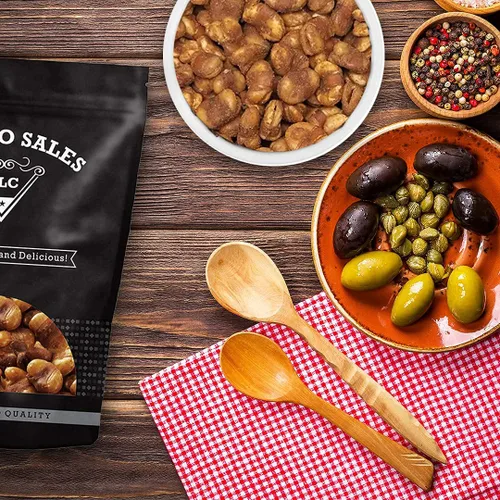 Miniatura 4 de Presto Sales Fava/Broad Beans, listos para comer, picantes tostados salados, 16 onzas, bajo en azúcar, bajo en grasa, imprescindible, súper
