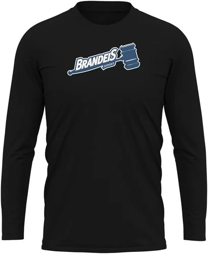 Miniatura 230 de Camisa deportiva de manga larga oficial de la NCAA Collegiate para hombre, colección negra con logotipo primario