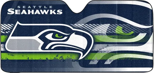 Miniatura 19 de Fanmats Parasol Solar Automático para Parabrisas de la NFL, Protector Solar Visera Solar Acordeón Tri-plegable para Almacenamiento 59" x 29.5