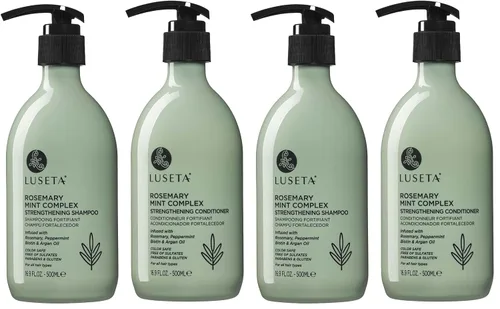 Miniatura 9 de Luseta Salon - Juego de champú y acondicionador con aceite de romero, unión ácida, champú y acondicionador sin sulfatos para el cuidado del cabello