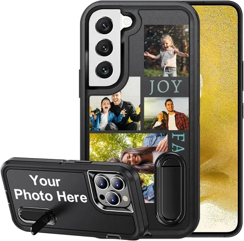 Miniatura 21 de Funda de teléfono personalizada para Samsung Galaxy S22 Ultra 5G, funda protectora de cuerpo completo a prueba de golpes con múltiples fotos, funda