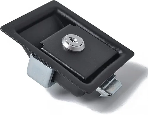 Miniatura 7 de Cerradura de remolque para caravana, cerradura de caja de herramientas para remolque, pestillo de paleta, cerradura antirrobo para caravana, cámper