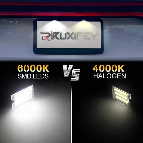 Miniatura 3 de Juego de 2 lámparas LED para matrícula compatibles con Dodge Durango 2014-2020, camioneta Pickup, luz blanca de 6000K