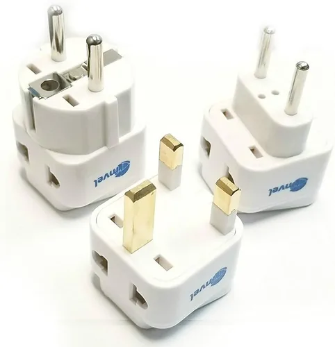 Miniatura 12 de Adaptador de corriente universal internacional convertidor de punta de enchufe - Convertir Europa, EU/UK/CN/AU a Estados Unidos - Ideal