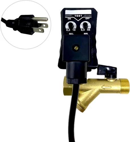 Miniatura 4 de Válvula de drenaje automática electrónica G1/2" 1,6 MPa, drenador automático para tanque de aire o secador de aire, CA 110V 50Hz con enchufe de EE.