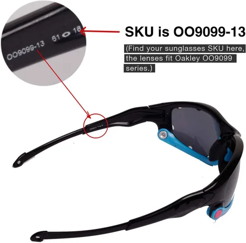 Miniatura 4 de Walleva Lentes ventiladas de repuesto + auriculares para gafas de sol Oakley Split Jacket - Múltiples opciones disponibles