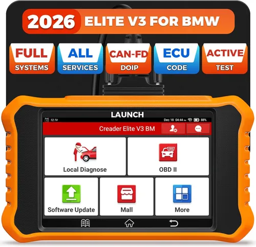 LAUNCH Creader Elite V3.0 para escáner BMW OBD2, herramienta de escaneo bidireccional de sistemas completos 2026, todos los servicios de V3.0 apto