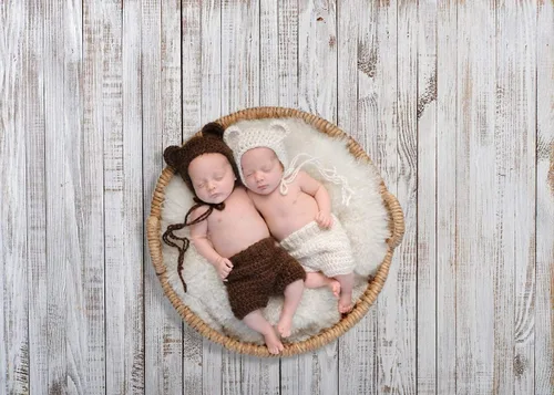 Miniatura 6 de Telón de fondo de madera vintage de 7 x 5 pies, estilo retro, rústico, blanco, gris, para fotografía de niños, adultos, fotomatón, sesión de video