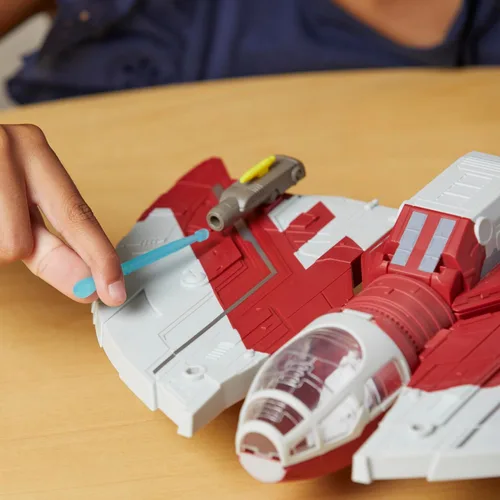 Miniatura 4 de STAR WARS Mission Fleet T-6 Jedi Shuttle, juego de figuras de acción Ahsoka a escala de 2.5 pulgadas, barcos, juguetes para niños y niñas de 4 años