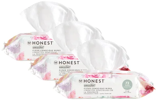 Miniatura 27 de The Honest Company - Toallitas limpiadoras para bebé con 99% de agua, respetuosas con el medioambiente, a base de plantas, hipoalergénicas