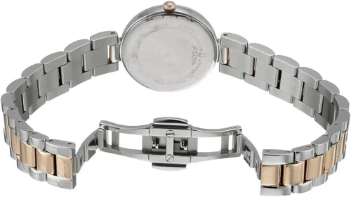 Miniatura 4 de Bulova 98P147 - Pulsera de reloj de dos tonos de acero inoxidable de dos tonos para mujer (0.472 in)