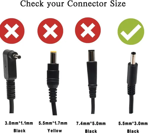 Miniatura 2 de Cargador adaptador de CA para Samsung NP740U3L, NP740U3L-L02US, NP740U5L, de Galaxy Bang USA®