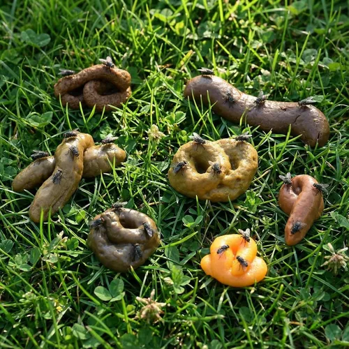 Miniatura 6 de Chivao 7 piezas de broma falsa realista falsa broma realista poo juguete de broma y prácticos juguetes de broma para el día de los inocentes