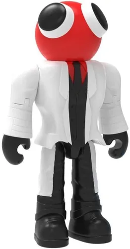 Miniatura 2 de Rainbow Friends – Figura de acción del científico (figura posable de 5" de alto, Serie 1), naranja