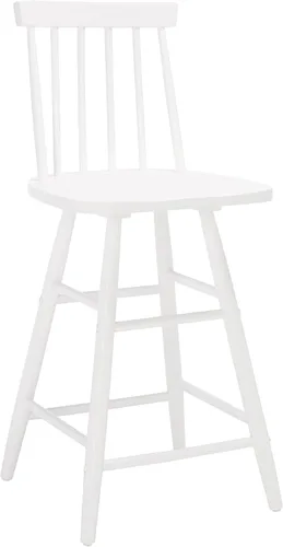 Miniatura 11 de Safavieh Home Collection May Farmhouse - Taburete de madera maciza con husillo negro de 25 pulgadas