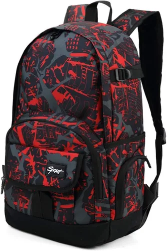 Miniatura 67 de Mochila escolar estilo Rickyh, mochila de viaje para hombres y mujeres, mochila ligera con compartimento para portátil, Tamaño único