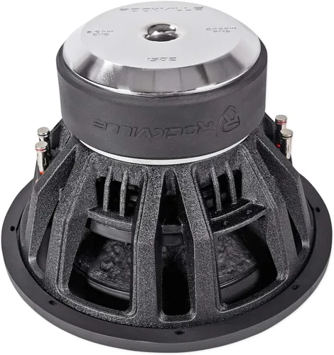 Miniatura 7 de Rockville Destroyer 12D2 - Subwoofer para automóvil de competición de 12 pulgadas, pico de 8000 W / 2000 W RMS, Dual 2-Ohmios, bobinas de voz hechas
