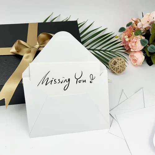 Miniatura 7 de Paquete de 200 sobres blancos A7 con solapa de 5 x 7 V, adecuados para fotos de 5 x 7, tarjetas, bodas, invitaciones, anuncios, regalos de bebé