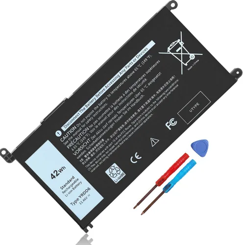 42Wh YRDD6 Batería para Dell Inspiron 15 3582 3583 3584 P75F 3593 5584 5585 5590 5593 5594 5598 5582 7586 14 3493 5481 P93G 5482 5485 5491 5482 2 en